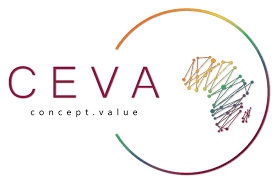 A logo of CEVA software company